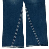 True Religion Contrast Stitch Jeans - 38W 32L Blue Denim