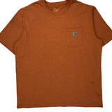 Carhartt T-Shirt - 2XL Orange Cotton