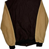 Eastfield College Varsity Jacket - Large Beige Wool Blend