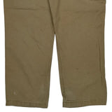 Relaxed Fit Carhartt Carpenter Pants - 38W 30L Khaki Cotton