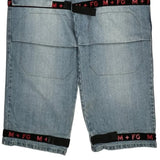 Francois Girbaud Cargo Trousers - 41W 22L Light Wash Denim