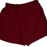 Nike Sport Shorts - Mediumw 5L Burgundy Polyester
