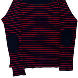 Ralph Lauren Striped Jumper - Large Red Cotton