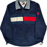Tommy Jeans Fleece Jacket - Large Navy Polyester