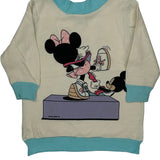Age 3 Disney Cartoon Long Sleeve T-Shirt - 2XS Cream Cotton