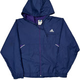 Adidas Windbreaker - Medium Blue Polyester