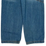 Bugle Boy Wide Leg Carpenter Jeans - 36W 30L Blue Cotton