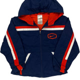 Age 6 Nike Striped Windbreaker - Medium Blue Cotton