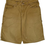 Dickies Carpenter Shorts - 32W 10L Khaki Cotton