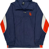 Age 16-18 Starter Windbreaker - Large Navy Polyester
