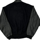 Sumac Varsity Jacket - XL Black Wool Blend
