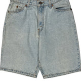Levis Denim Shorts - 30W 10L Light Wash Cotton