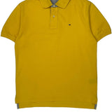 Tommy Hilfiger Polo Shirt - Medium Yellow Cotton