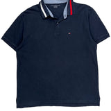Tommy Hilfiger Polo Shirt - XL Navy Cotton
