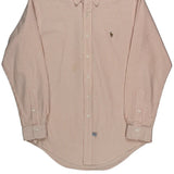 Ralph Lauren Striped Shirt - Medium Red Cotton