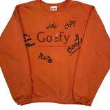 Walt Disney World Disney Graphic Sweatshirt - Large Orange Cotton