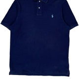 Polo By Ralph Lauren Polo Shirt - Medium Blue Cotton