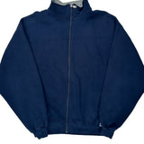 Russell Athletic Fleece Jacket - XL Navy Cotton