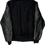 Samson'S Bridge Holloway Varsity Jacket - Medium Black Wool Blend