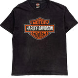 San Francisco Harley Davidson Graphic T-Shirt - Large Black Cotton
