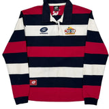 Qissn Struddys Striped Rugby Shirt - Large Multicoloured Cotton