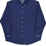 Tommy Hilfiger Checked Shirt - 2XL Blue Cotton