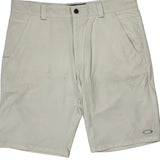 Oakley Chino Shorts - 36W 10L White Cotton