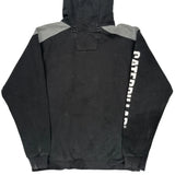 Caterpillar Cat Spellout Hoodie - XL Grey Cotton