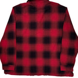 Polo By Ralph Lauren Checked 1/4 Zip - 2XL Red Cotton
