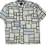 Sean John Short Sleeve Shirt - Large Multicoloured Polyester Blend