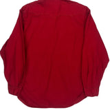 Levis Denim Shirt - Medium Red Cotton