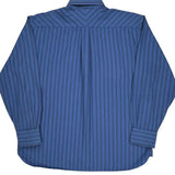 Tommy Hilfiger Striped Shirt - Large Blue Cotton