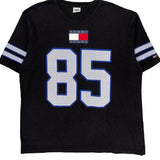 85 Tommy Jeans Football Jersey - XL Black Cotton