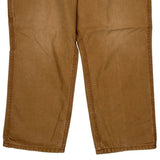 Made In USA Tyndale Carpenter Trousers - 36W 30L Brown Cotton