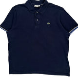 Lacoste Slim Fit Polo Shirt - 2XL Navy Cotton