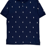 Age 18-20 Polo By Ralph Lauren Polo Shirt - XL Navy Cotton