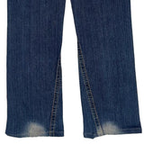 True Religion Contrast Stitch Jeans - 31W US 6 Blue Cotton