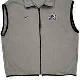 Colorado Avalanche Nike Vest - XL Gray Polyester
