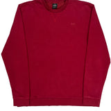 Oakley Long Sleeve T-Shirt - 2XL Red Cotton
