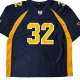 Mountaineers Starter Football Football Jersey - 2XL Navy Polyester