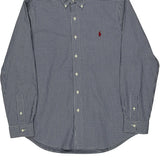 Ralph Lauren Checked Shirt - Large Blue Cotton