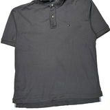 Tommy Hilfiger Polo Shirt - Large Grey Cotton