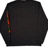 Carhartt Long Sleeve T-Shirt - Large Gray Cotton