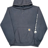 Carhartt Hoodie - Large Gray Cotton Blend