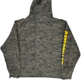 Cat Camo Hoodie - XL Gray Cotton Blend