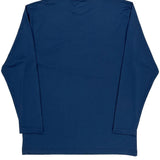Dickies Long Sleeve T-Shirt - Large Blue Polyester