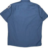 Red Kap Short Sleeve Shirt - Large Blue Polyester Blend
