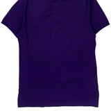 Polo By Ralph Lauren Slim Fit Polo Shirt - Large Purple Cotton