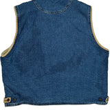 Wrangler Denim Vest - 2XL Blue Denim