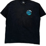 Santa Cruz Graphic T-Shirt - 2XL Black Cotton